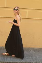 Black long dress in Firenze