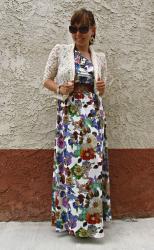 eShakti Floral Maxi Dress and "Bed Bugs"