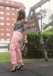 VINTAGE SHIRT + PINK