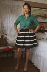 Sunday Best: Striped skirt