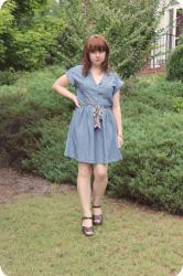 Chambray, Floral, and a Story of My Cool Factor