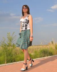 OASAP kitty skirt