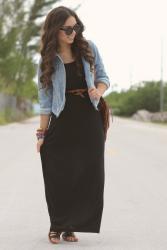 The black maxi dress!