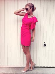 hot pink dress