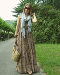 Look of the day: long dress