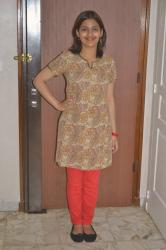 30x30 outfit 12&13: Red and brown