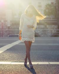 crochet dress   //    BARCELONA DIARY