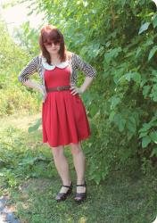 Red Dress, Zebra Print, & Shaking My Head at Uptalkers