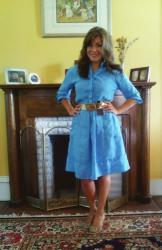 Outfit Post: Blue Linen