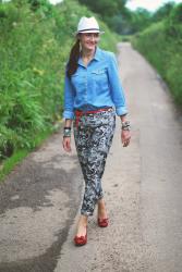 A tropical print and the Mint Chinos Debacle
