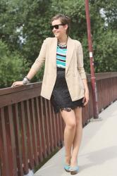 nude boyfriend blazer