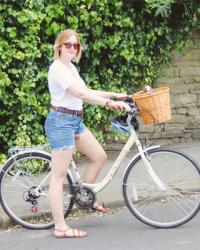 Fashion Bloggers on Bikes