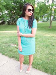 PFC #18: MNG by Mango Short Sleeve Sheath Dress