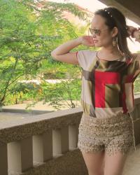 Lace shorts