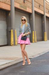 navy, pink & stripes