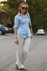 Wearing Now: Chambray and Neutrals