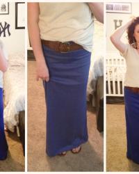 Tutorial :: DIY Maxi Skirt