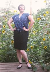 Pretty blouses and sunflowers