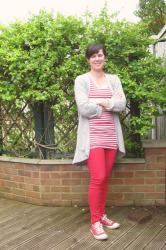 Take 5 - Red Jeggings
