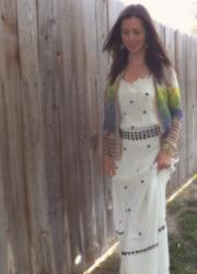 Mirror Dotted Maxi & Floretum Cardigan