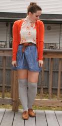 Paper Doll Project (someone wrinkled my paper skirt)
