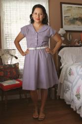 Lavender vintage dress