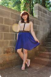 Cobalt Blue Skirt + Karaoke Exile