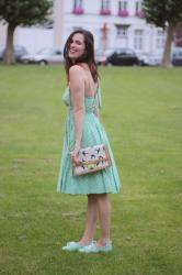 Minty Dirndl Skirt