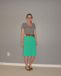 The Casual Pencil Skirt