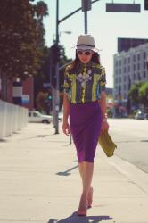 Colored Pencil Skirt