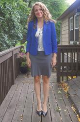 Consignment Bright Blue Blazer