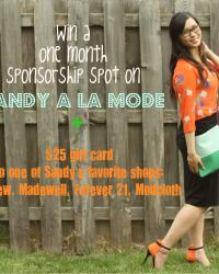 {GIVEAWAY} Sandy a la Mode