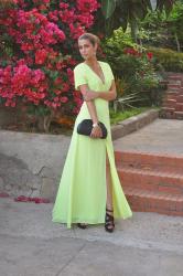 Fluo long dress