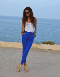 ELECTRIC BLUE PANTS