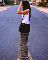 Long skirts and Converse