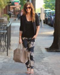 The Feather Printed Joggers from Topshop