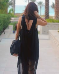 The Topshop Open back Shirtdress