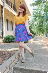 Bright Vintage Floral on Friday