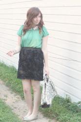 Sequins on my Collar