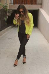 Outfit Post: Everything Black & Yellow