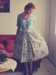 50s circle skirt - Rock around the clock
