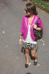 Fuschia Skirt Suit