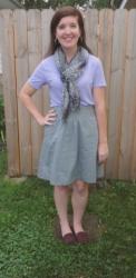 Stay or Go: Gray JCrew Skirt