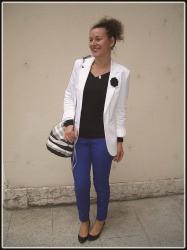 Jamais sans mon blazer blanc!