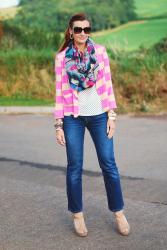 Neon Stripes, Ikat and Polka Dots