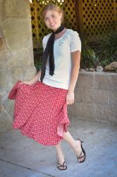 The Red Circle Skirt...