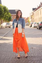 Ombre Bleach, Orange Maxi and Tips to use Ebay