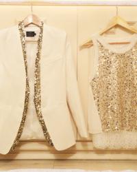 New in: sequins vest – and blazer!
