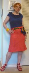 Sept 13th - Outfit #11 - Dress Week of Horrors! 80s Colour-Blocked