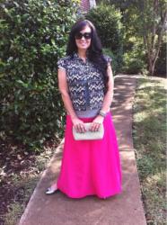 Hot Pink Maxi and a Busy Week